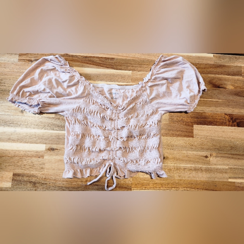 Pink crop top